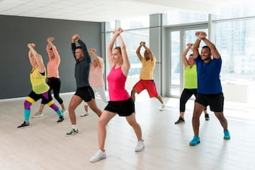 Zumba fitness class at Olympax Sports Academy